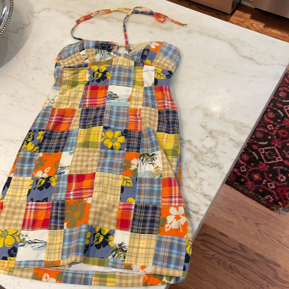 Fun Patchwork Dress, Fully Lined. - image 1